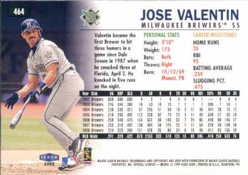 1999 Fleer Tradition #464 Jose Valentin Back
