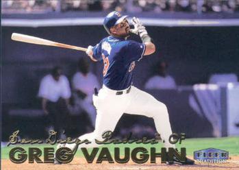 1999 Fleer Tradition #48 Greg Vaughn Front