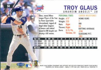 1999 Fleer Tradition #50 Troy Glaus Back