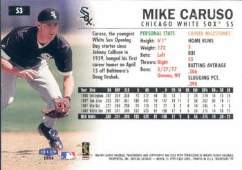1999 Fleer Tradition #53 Mike Caruso Back