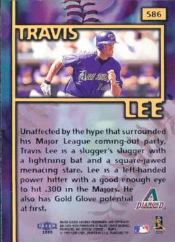 1999 Fleer Tradition #586 Travis Lee Back