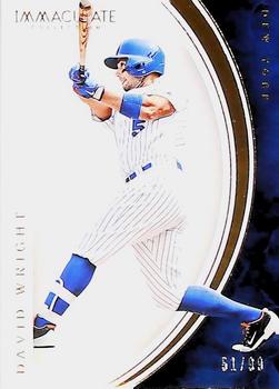 2016 Panini Immaculate Collection #42 David Wright Front