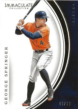 2016 Panini Immaculate Collection #76 George Springer Front
