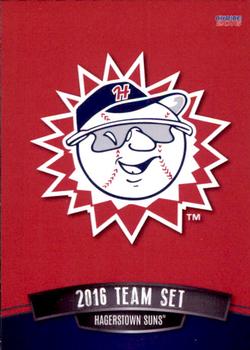 2016 Choice Hagerstown Suns #NNO Cover Card Front