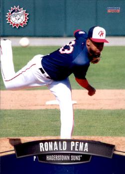 2016 Choice Hagerstown Suns #15 Ronald Pena Front