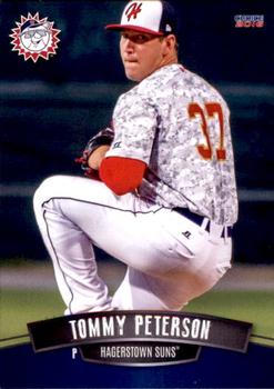 2016 Choice Hagerstown Suns #16 Tommy Peterson Front