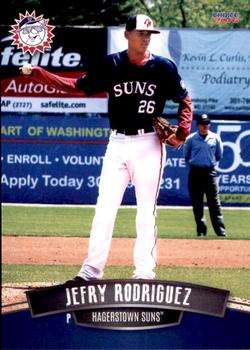 2016 Choice Hagerstown Suns #21 Jefry Rodriguez Front