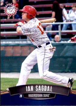 2016 Choice Hagerstown Suns #23 Ian Sagdal Front