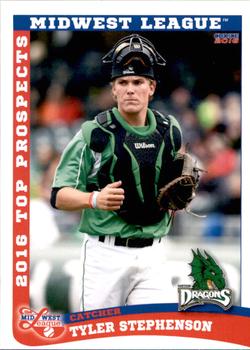 2016 Choice Midwest League Top Prospects #12 Tyler Stephenson Front