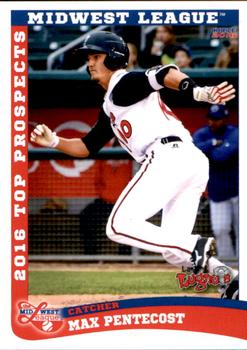 2016 Choice Midwest League Top Prospects #22 Max Pentecost Front