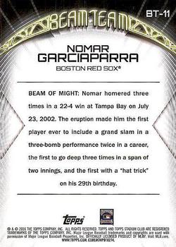 2016 Stadium Club - Beam Team #BT-11 Nomar Garciaparra Back