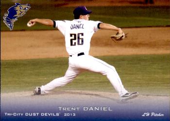 2013 Grandstand Tri-City Dust Devils #NNO Trent Daniel Front