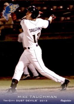 2013 Grandstand Tri-City Dust Devils #NNO Mike Tauchman Front