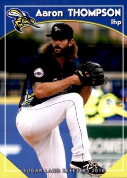 2016 Grandstand Sugar Land Skeeters #NNO Aaron Thompson Front