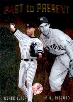 2001 Topps Chrome - Past to Present #PTP1 Phil Rizzuto / Derek Jeter  Front