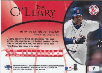 1999 Fleer Brilliants #18 Troy O'Leary Back