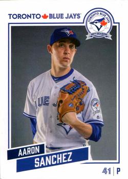 2016 Toronto Blue Jays Fire Safety #NNO Aaron Sanchez Front
