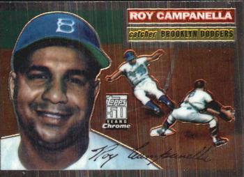 2001 Topps Chrome - Through the Years Reprints #2 Roy Campanella Front