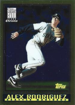 2001 Topps Chrome - Through the Years Reprints #44 Alex Rodriguez Front
