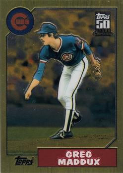 2001 Topps Traded & Rookies - Chrome Retrofractors #T123 Greg Maddux Front