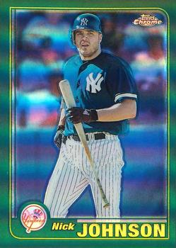 2001 Topps Traded & Rookies - Chrome Retrofractors #T178 Nick Johnson Front