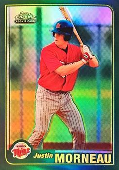 2001 Topps Traded & Rookies - Chrome Retrofractors #T235 Justin Morneau Front