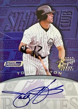 2001 Topps Fusion - Autographs #FA19 Todd Helton Front