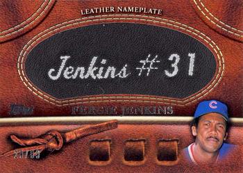 2011 Topps - Manufactured Glove Leather Nameplates Black #MGL-FJ Fergie Jenkins Front