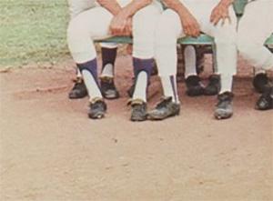 1972 Puerto Rican Winter League Stickers #3 Santurce Team Photo Left Panel Front