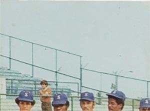 1972 Puerto Rican Winter League Stickers #4 Santurce Team Photo  Middle Panel Front