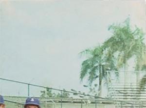 1972 Puerto Rican Winter League Stickers #7 Santurce Team Photo Right Panel Front