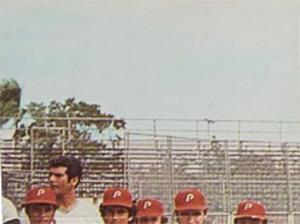 1972 Puerto Rican Winter League Stickers #16 Ponce Team Photo Right Panel Front
