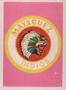 1972 Puerto Rican Winter League Stickers #21 Mayaguez Team Emblem Front