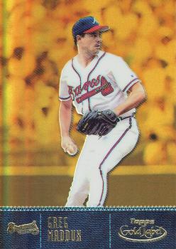 2001 Topps Gold Label - Class 1 Gold #38 Greg Maddux  Front