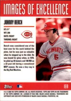 2001 Topps HD - Images of Excellence #IE8 Johnny Bench Back