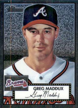 2001 Topps Heritage - Chrome #CP12 Greg Maddux  Front