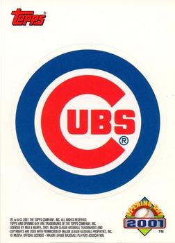 2001 Topps Opening Day - Stickers #NNO Chicago Cubs  Front