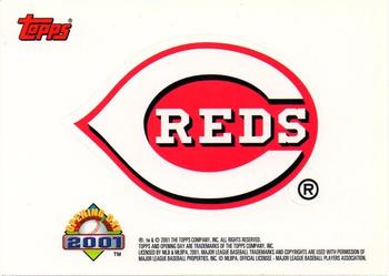 2001 Topps Opening Day - Stickers #NNO Cincinnati Reds  Front
