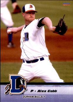 2011 Choice Durham Bulls #11 Alex Cobb Front