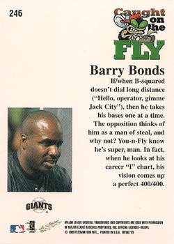 1999 Metal Universe #246 Barry Bonds Back