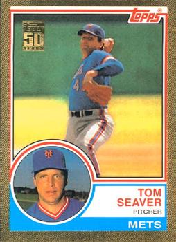 2001 Topps Traded & Rookies - Gold #T107 Tom Seaver Front