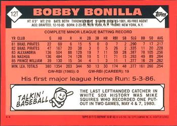 2001 Topps Traded & Rookies - Gold #T115 Bobby Bonilla Back