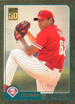 2001 Topps Traded & Rookies - Gold #T159 Carlos Silva Front