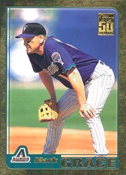 2001 Topps Traded & Rookies - Gold #T17 Mark Grace Front