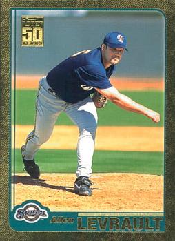 2001 Topps Traded & Rookies - Gold #T181 Allen Levrault Front