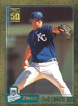2001 Topps Traded & Rookies - Gold #T195 Shawn Sonnier Front