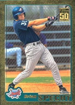 2001 Topps Traded & Rookies - Gold #T197 Brian Specht Front
