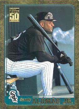 2001 Topps Traded & Rookies - Gold #T1 Sandy Alomar Jr. Front