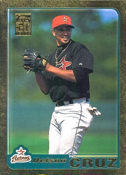 2001 Topps Traded & Rookies - Gold #T51 Nelson Cruz Front