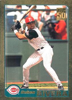 2001 Topps Traded & Rookies - Gold #T57 Ruben Rivera Front